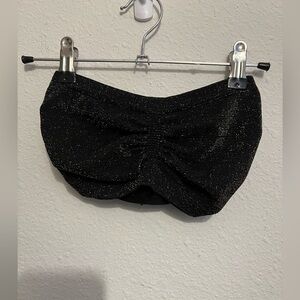 #938 Intimately Free People Gold Metallic Black Bandeau sz XS/S